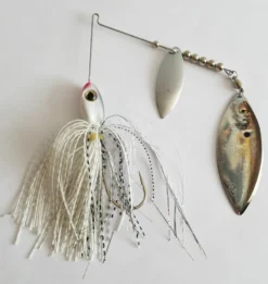 Big Eye Spinnerbaits Shad/Silver Real Image Blades