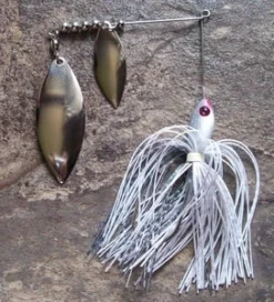 Big Eye Spinnerbaits 1/2 Oz Shad/Silver Blades Small Spinnerbaits