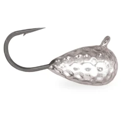 Acme Tackle Silver Hammered Tungsten Jig Ice Fishing