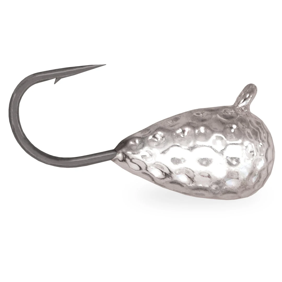 Acme Tackle Silver Hammered Tungsten Jig Ice Fishing 3 Acme Tackle Silver Hammered Tungsten Jig Ice Fishing