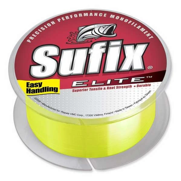 Rapala Sufix Elite 4lb Hi-Vis Yellow Line 330yd 3 Rapala Sufix Elite 4lb Hi-Vis Yellow Line 330yd