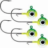 Rapala Green Fire UV Neon Moon Jig