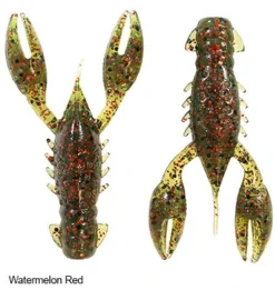 Sports Specialists Of MILW INC Watermelon Red ZMAN TRD CrawZ 2.5" 6pk Bass Lures