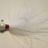 Big Eye Spinnerbaits WMJ 01- Marabou Hand Tied White Jig 2 Big Eye Spinnerbaits WMJ 01- Marabou Hand Tied White Jig