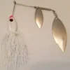 Big Eye Spinnerbaits White/Silver Spinnebaits