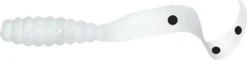Big Eye Spinnerbaits 3" Meeny Tails White/Black Dots Soft Baits