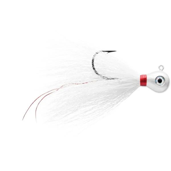 Rapala Jigs White Bucktail Jig 1/4 3 Rapala Jigs White Bucktail Jig 1/4