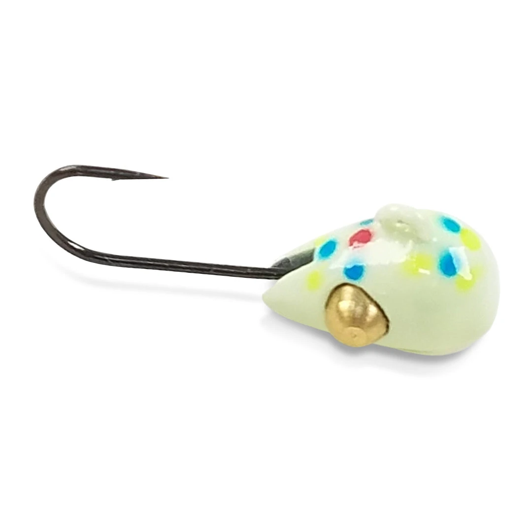 Acme Tackle Ice Fishing Glow Wonderbread Tungsten Pendu Jig 3 Acme Tackle Ice Fishing Glow Wonderbread Tungsten Pendu Jig